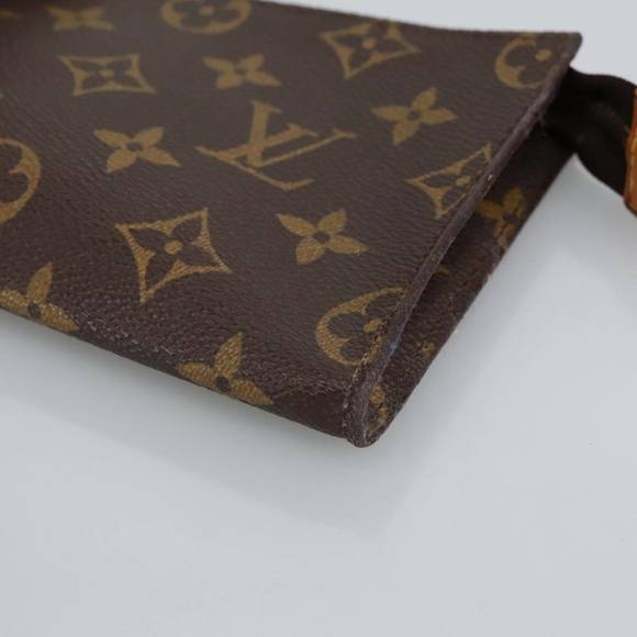 LOUIS VUITTON Monogram Bucket PM Accessory Pouch LV Auth ar12742